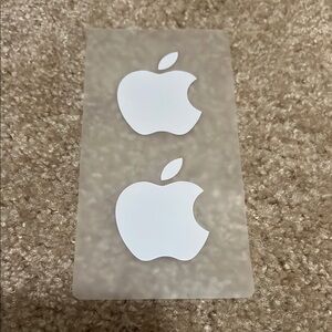 Apple White Logo Stickers